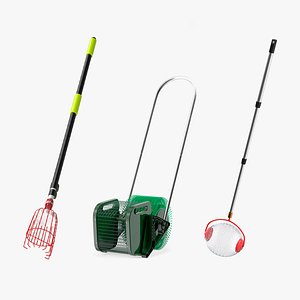 Fruit and Nut Harvesters Collection 3D model