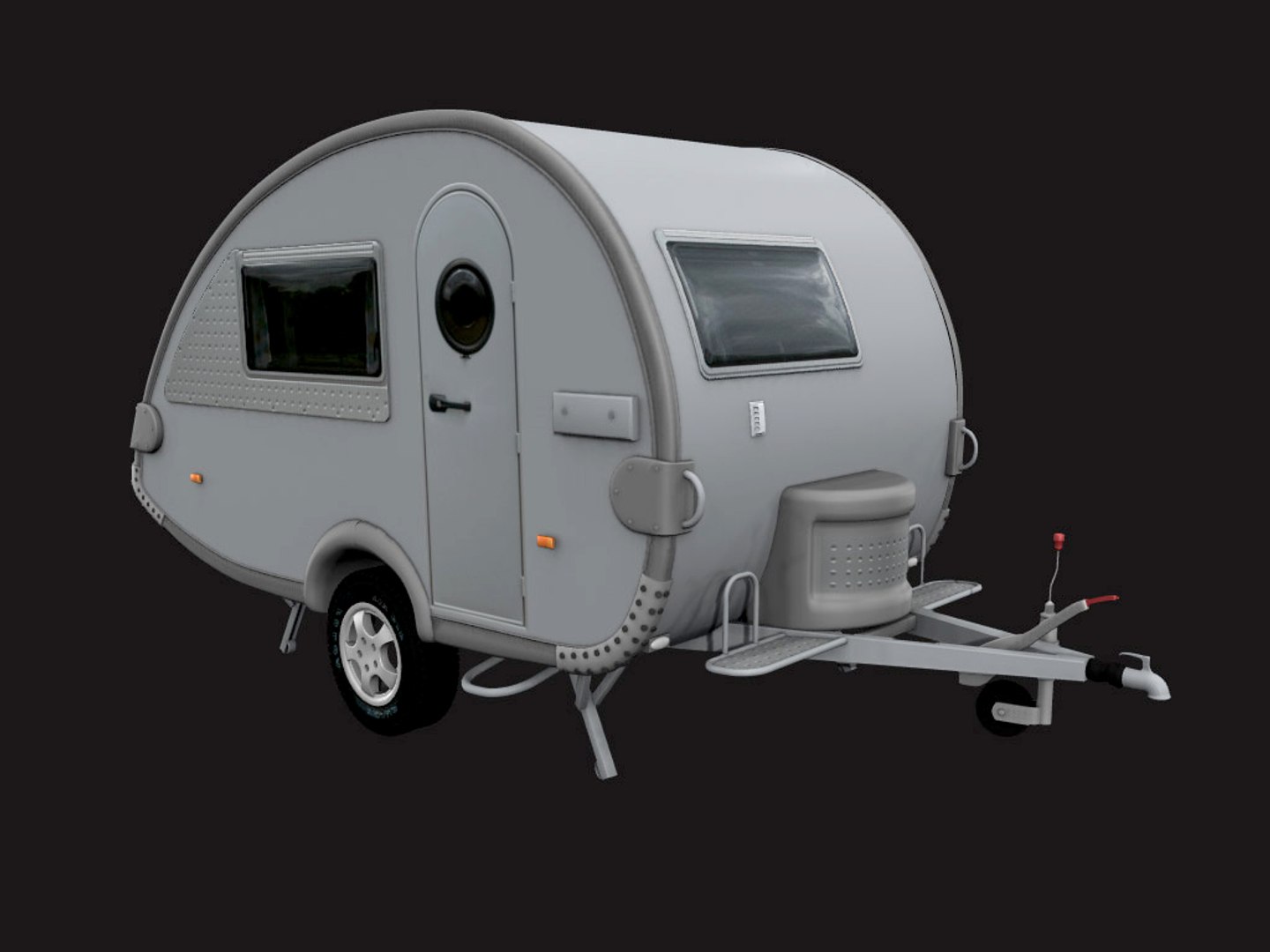 T B Caravan 3d Model