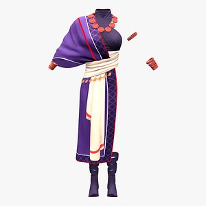 Tribal Princess Toga Dress Bralet Necklace Shoes Bracelet Outfit