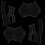 Tribal Princess Toga Dress Bralet Necklace Shoes Bracelet Outfit