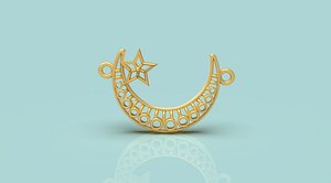 3D Moon Star Bracelet - 006