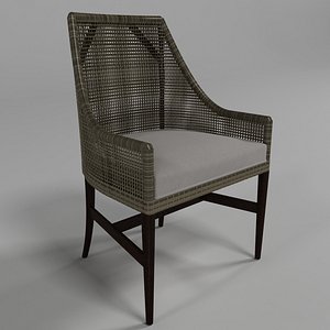 vincent chair - palecek 3d model