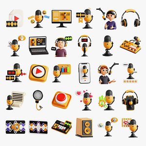 3D Podcast 3D Collection