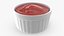 Tomato Ketchup In Melamine Dipping Bowl Round Sauce