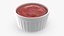 Tomato Ketchup In Melamine Dipping Bowl Round Sauce