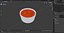 Tomato Ketchup In Melamine Dipping Bowl Round Sauce