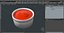 Tomato Ketchup In Melamine Dipping Bowl Round Sauce