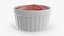 Tomato Ketchup In Melamine Dipping Bowl Round Sauce