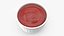Tomato Ketchup In Melamine Dipping Bowl Round Sauce