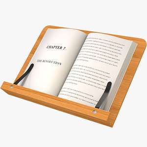 3D Foldable Book Holder model
