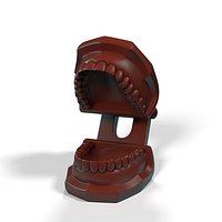 Lingual Braces on Typodont Teeth Model for 3D Print