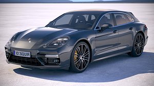 3D porsche panamera sport model