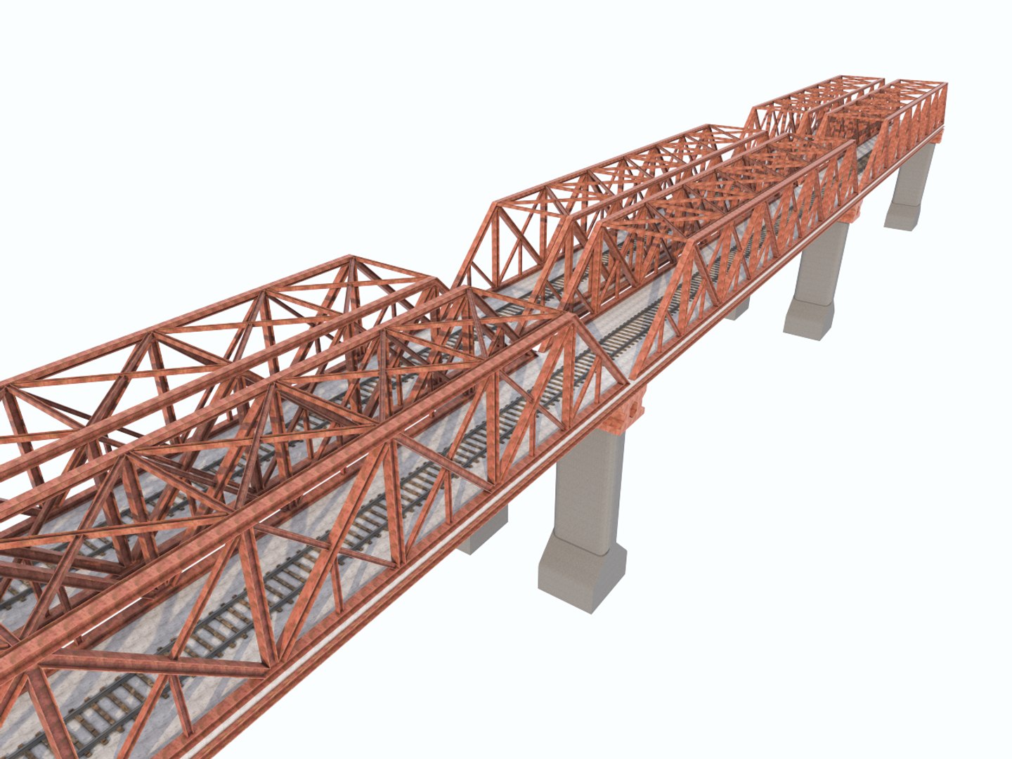 Raiway Bridge 3D Model - TurboSquid 1322713