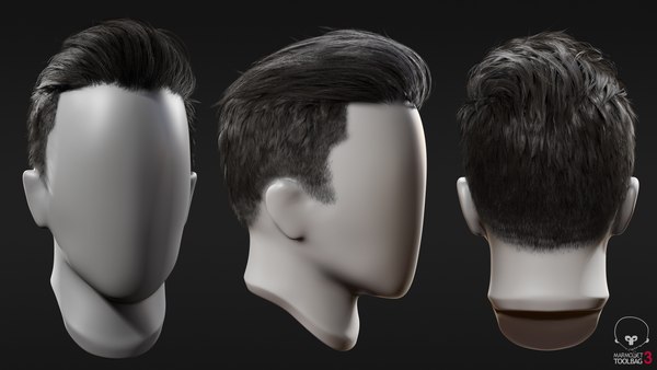 3D real-time hair haircut - TurboSquid 1684293