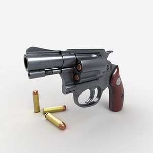 3D Smith Wesson Model 60-7 Lady Smith Revolver