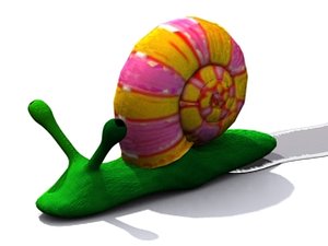 hippie snail character max free