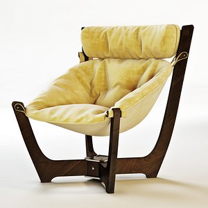 chair luna 3d model