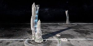 3D moon building