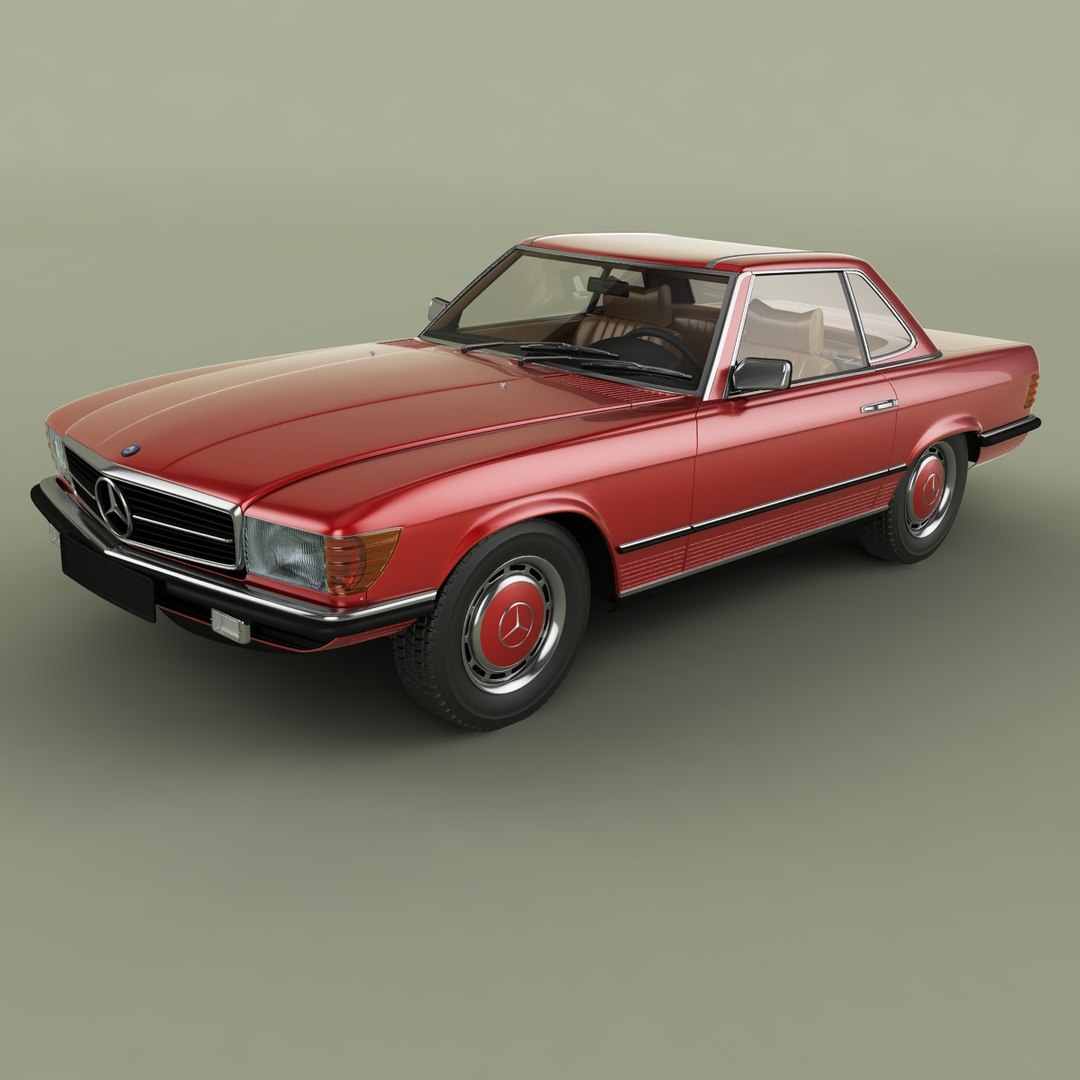 Mercedes-Benz R107 350SL 3D https://p.turbosquid.com/ts-thumb/8Z/AftRdx/9J/107mercedes9aaa/jpg/1681409953/1920x1080/fit_q87/d710703d859bec717c86c2869a9782a786c86d80/107mercedes9aaa.jpg