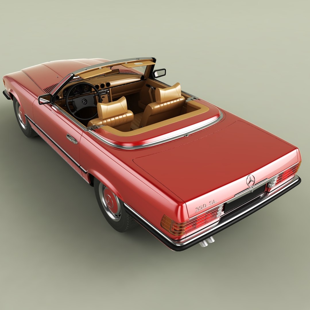 Mercedes-Benz R107 350SL 3D https://p.turbosquid.com/ts-thumb/8Z/AftRdx/Jz/107mercedes8/jpg/1681409949/1920x1080/fit_q87/e955dec9011a720807d7f3290b1bbd49fb602b48/107mercedes8.jpg