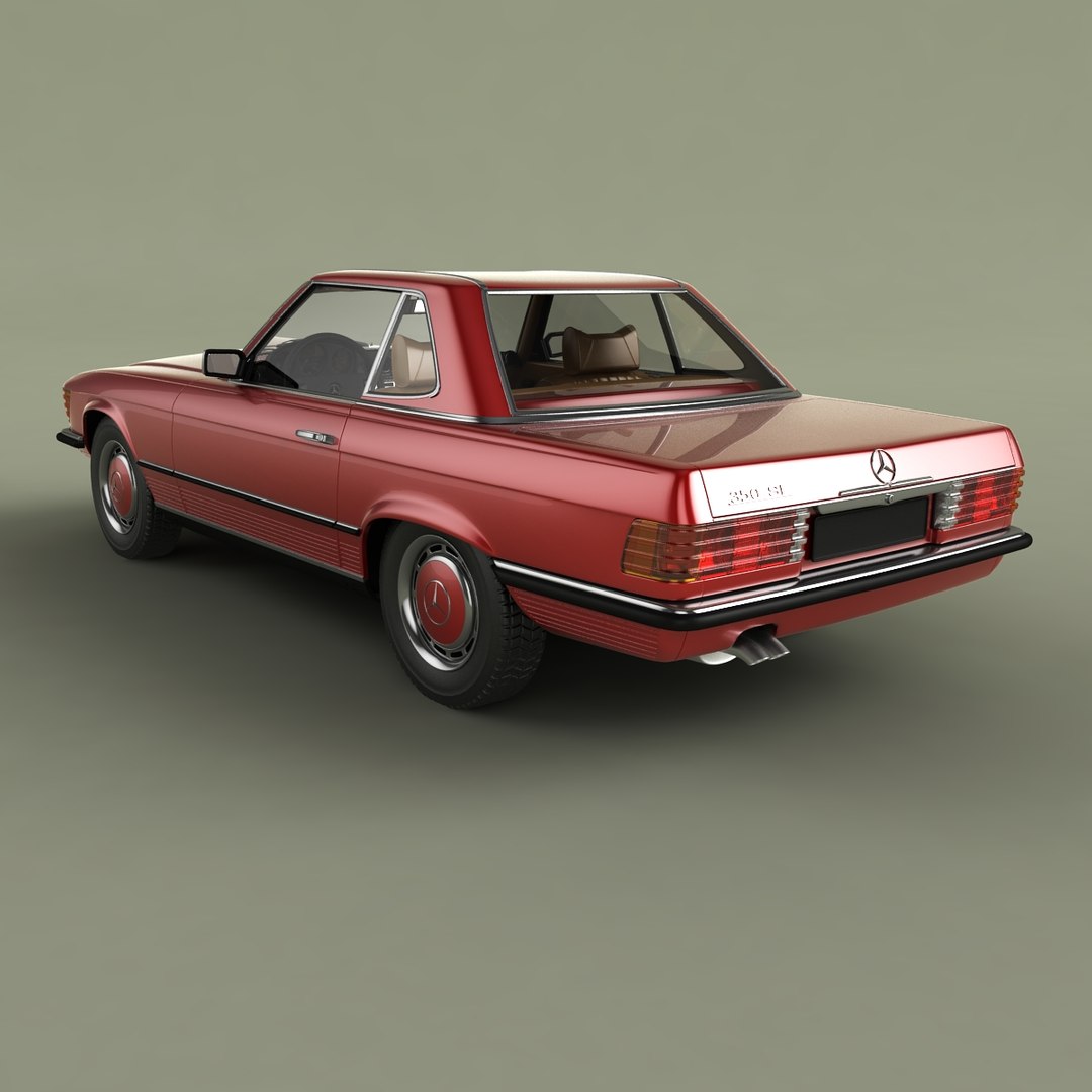 Mercedes-Benz R107 350SL 3D https://p.turbosquid.com/ts-thumb/8Z/AftRdx/um/107mercedes9a/jpg/1681409951/1920x1080/fit_q87/fe0c6dd4e2f5ffd3e8fc4cf1c7350dda5a616a80/107mercedes9a.jpg
