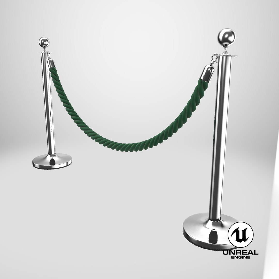 Silver Stanchion Green Velvet Rope 3D model https://p.turbosquid.com/ts-thumb/8Z/BXxb6C/4c/stemcell_unreal_render/png/1734702836/1920x1080/fit_q87/1b1c75226a121b2f9a94ee4b31db3c26d8bda7a7/stemcell_unreal_render.jpg