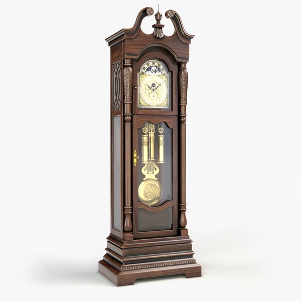 Howard miller grandfather clock 3D model - TurboSquid 1517108