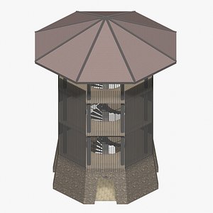 3D Tropical pavilion 26A73