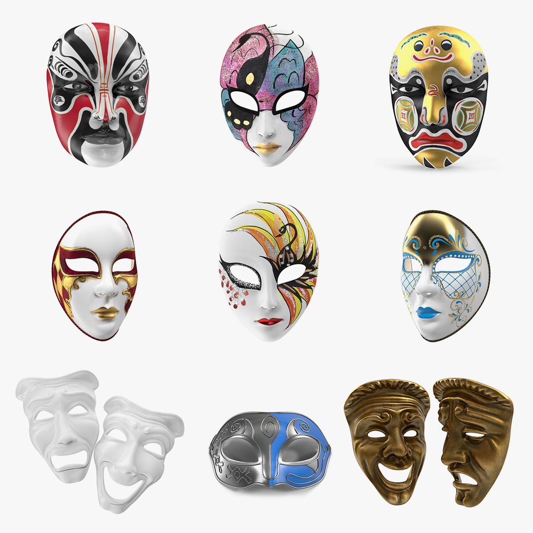 3D masks 2 - TurboSquid 1487803