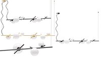 Hanging Lamp POSY BIL 6 By Masiero