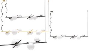 Hanging Lamp POSY BIL 6 By Masiero