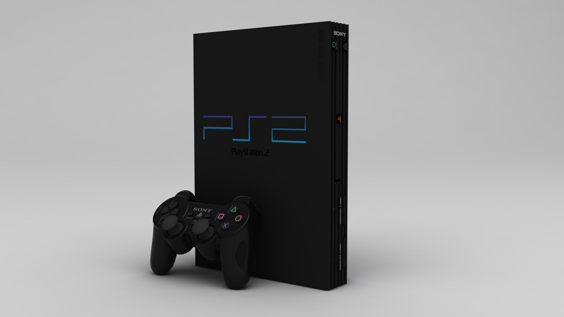 Sony Playstation 2 Model TurboSquid 2010935