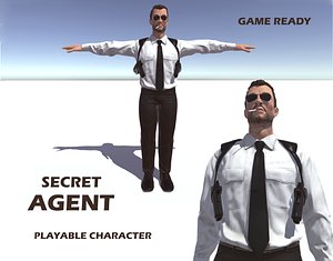 max human secret agent character man