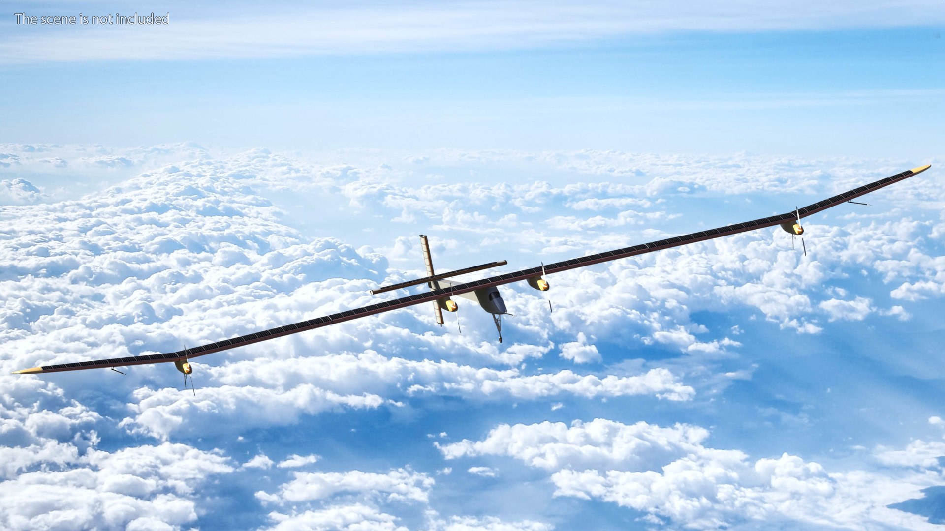Solar Energy Airplane model - TurboSquid 2031259