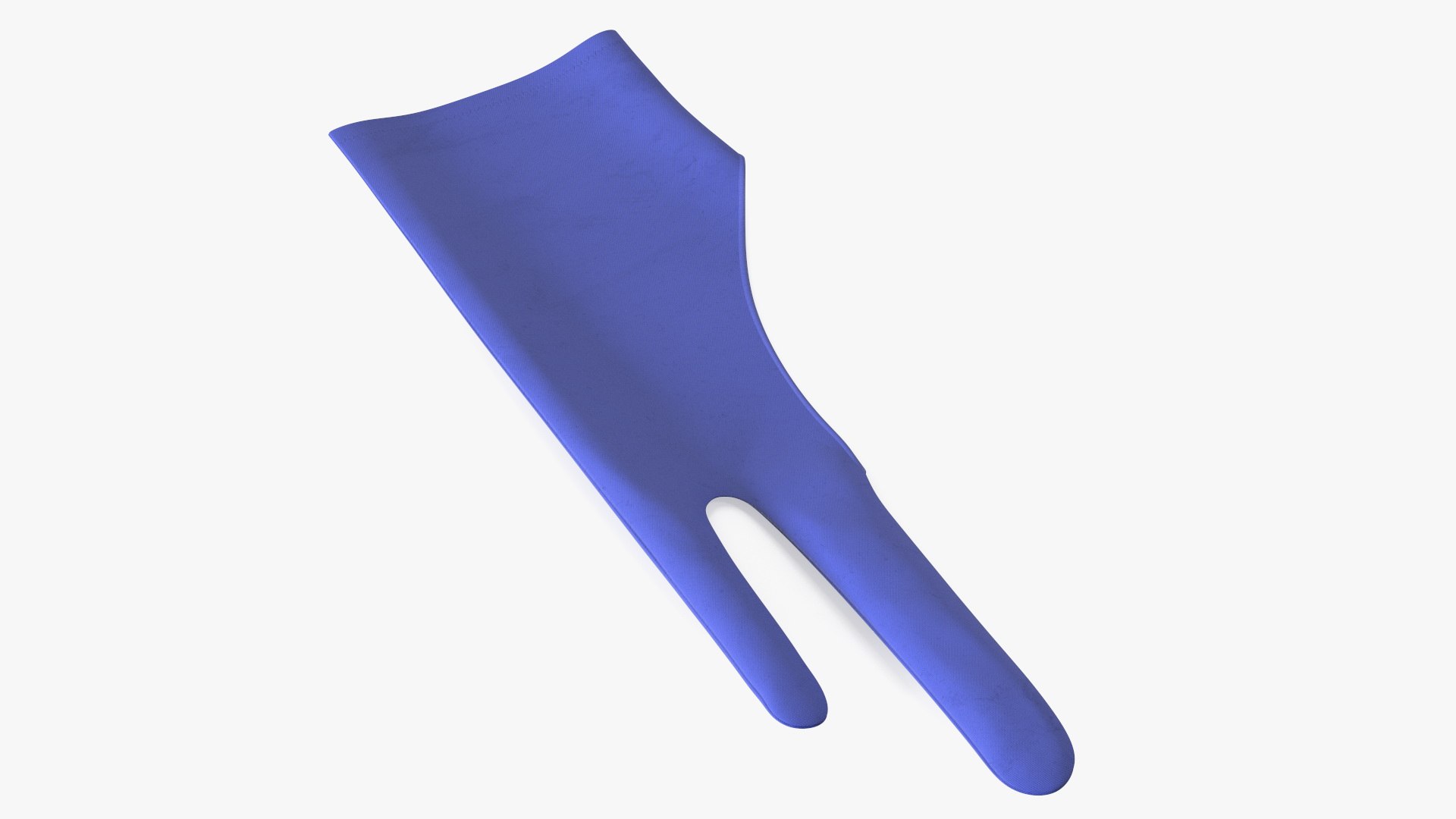 Drawing Glove Blue 3D model preview