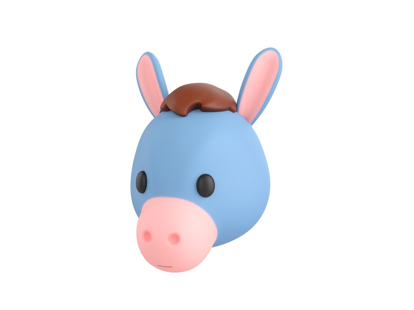 Prop134 Donkey Head 3D Model - TurboSquid 1946294