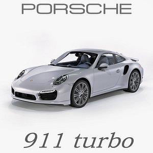 porsche 911 turbo 2014 3d model