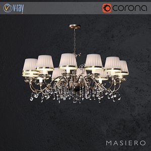 3D model chandelier primadonna 12