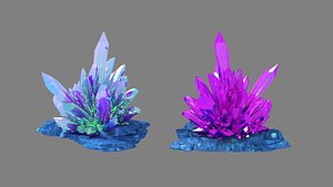 cryolite  crypt rare minerals  diamonds 3D model
