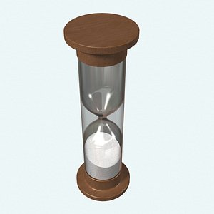 hourglass timer 3d model