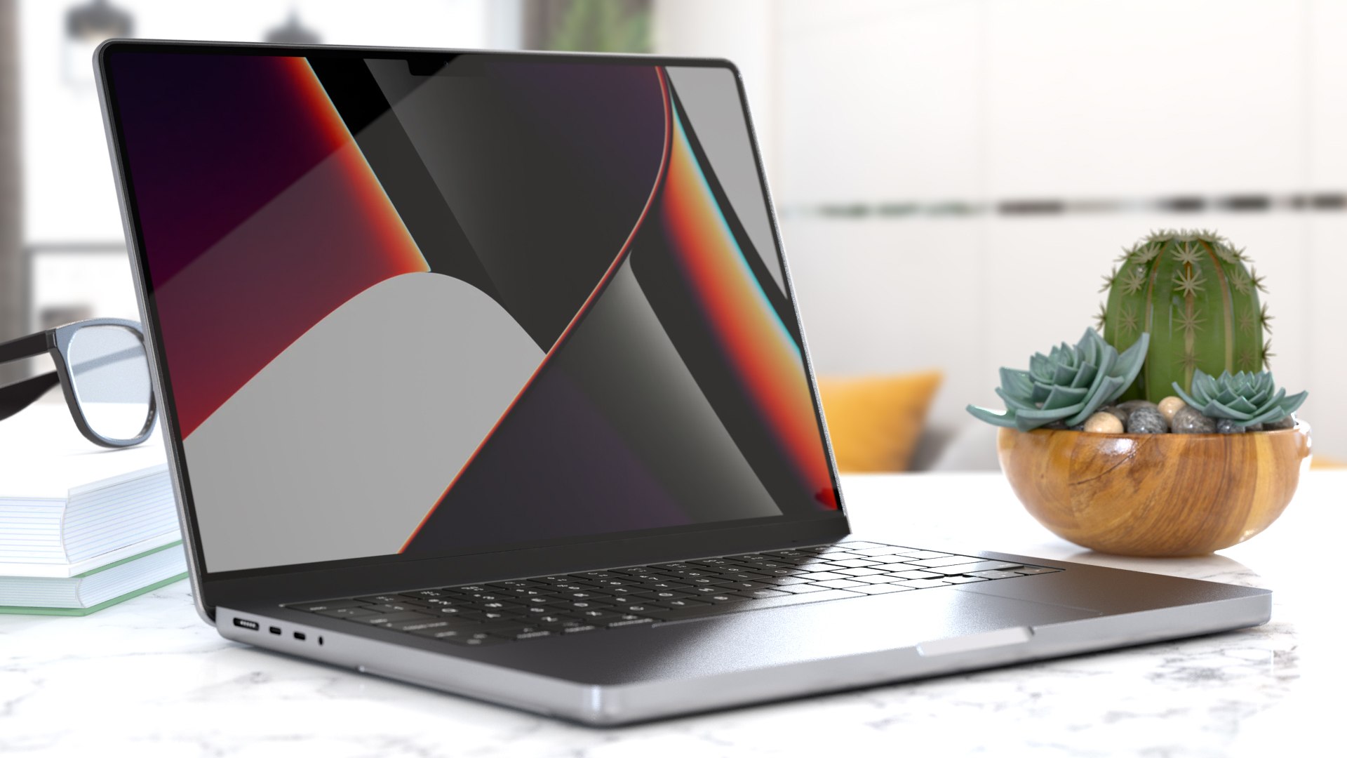 Apple MacBook Pro 14 Inch Space Grey 3D - TurboSquid 1853454