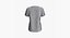 T-shirt damski z opuszczonym ramieniem, okrągły ko