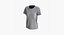 T-shirt damski z opuszczonym ramieniem, okrągły ko