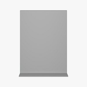 3D Basic Flyer Stand - Geometry Only No Textures No Materials