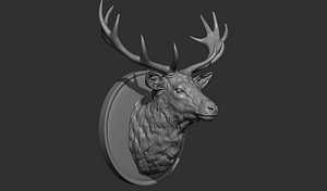 Deer head 3D
