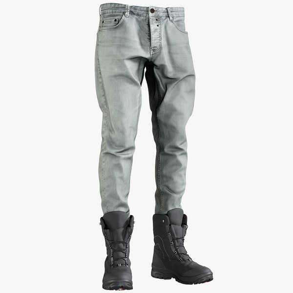 3D realistic men s jeans