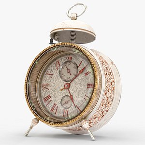 alarm clock animation 3D model