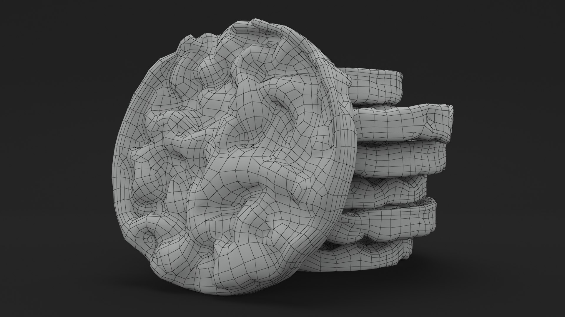 Pile Of Puffed Multigrain Rice Cakes V2 3D Model - TurboSquid 1836337
