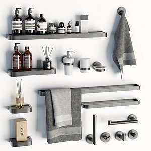 3D Bathroom Accessories 24 model
