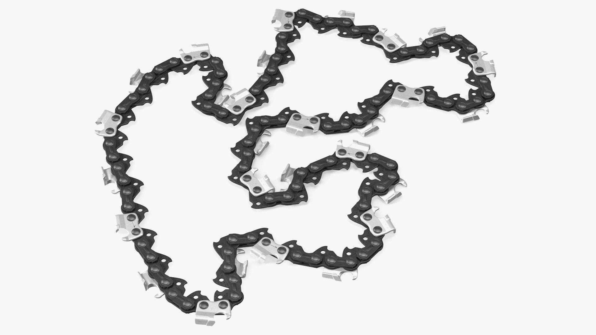 Chain for Chainsaw Black 3D model preview